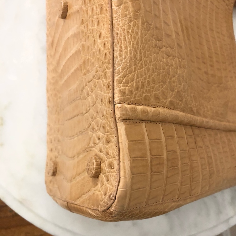 Large Nancy Gonzales genuine crocodile large handbag/tote - Picture 2 of 8